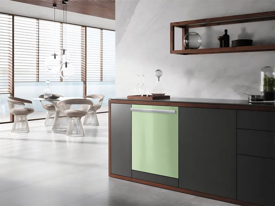 Avery Dennison™ SW900 Gloss Light Pistachio Wrapped Dishwasher Example
