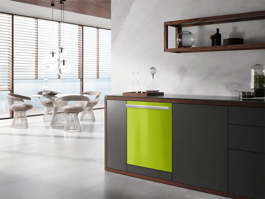 Avery Dennison™ SW900 Gloss Lime Green Wrapped Dishwasher Example