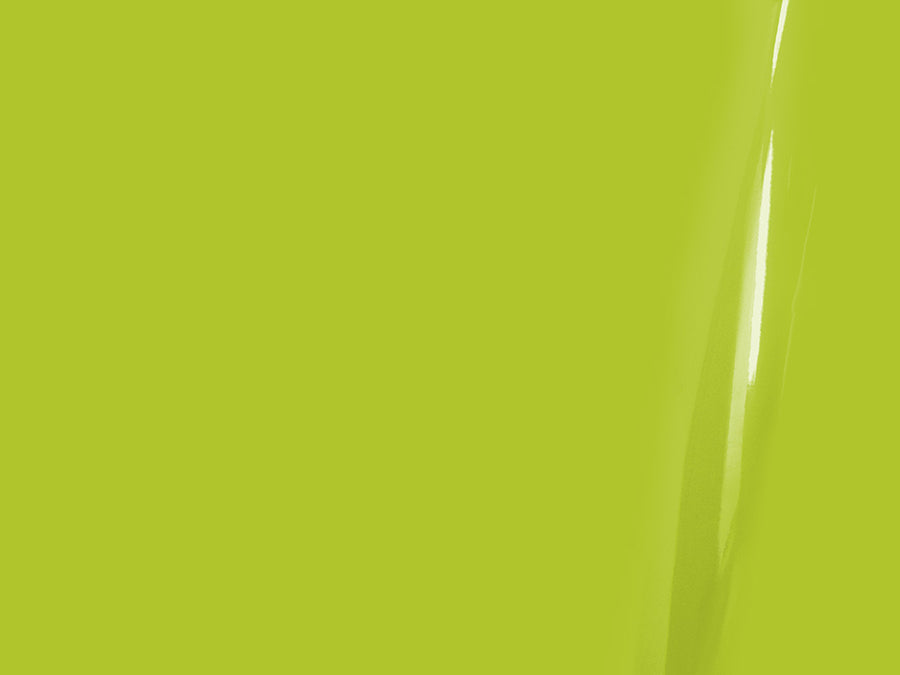 Avery Dennison SW900 Gloss Lime Green Golf Cart Wrap Color Swatch