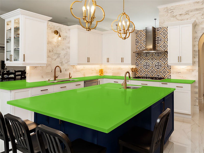 Avery Dennison SW900 Gloss Grass Green DIY Kitchen Counter Wraps