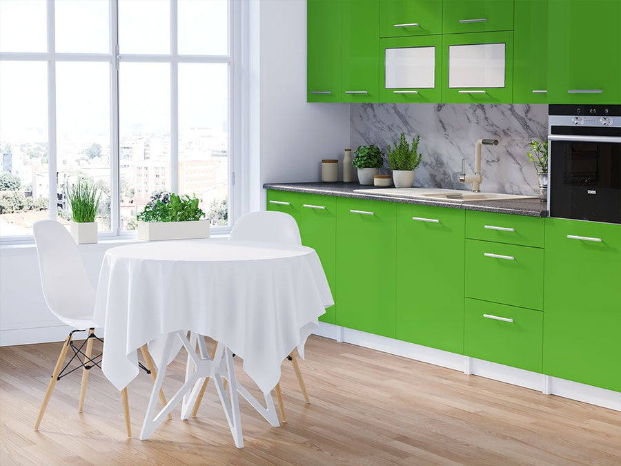 Avery Dennison SW900 Gloss Grass Green DIY Kitchen Cabinet Wraps