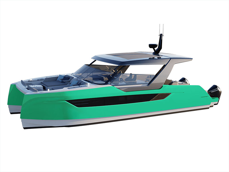Avery Dennison SW900 Gloss Emerald Green Catamaran Dual-Hull Vinyl Film Wraps