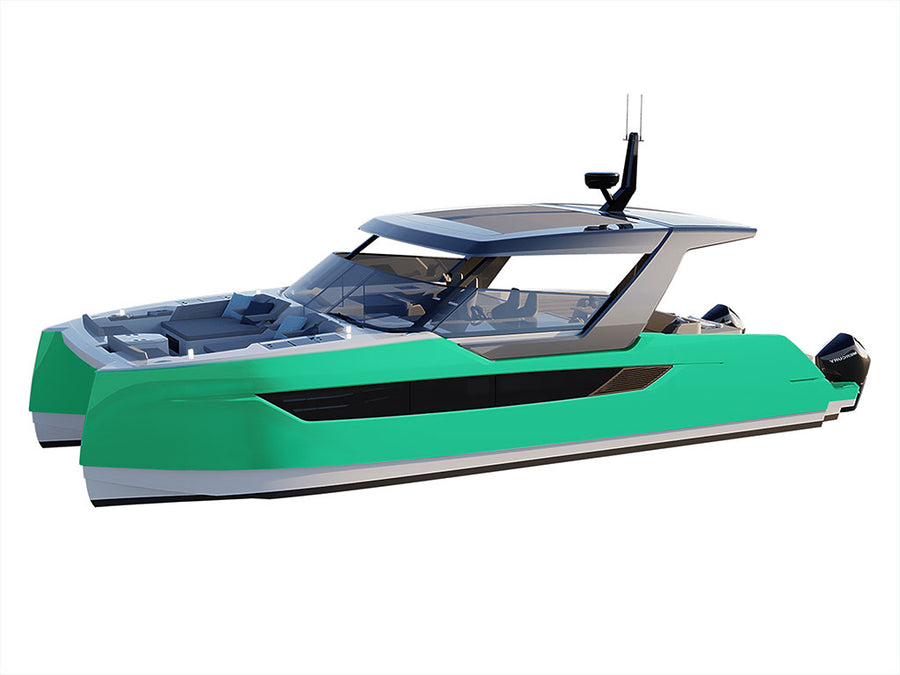 Avery Dennison SW900 Gloss Emerald Green Catamaran Dual-Hull Vinyl Film Wraps