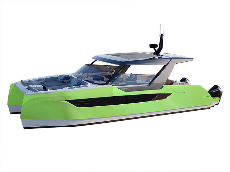 Avery Dennison SW900 Gloss Light Green Pearl Catamaran Dual-Hull Vinyl Film Wraps
