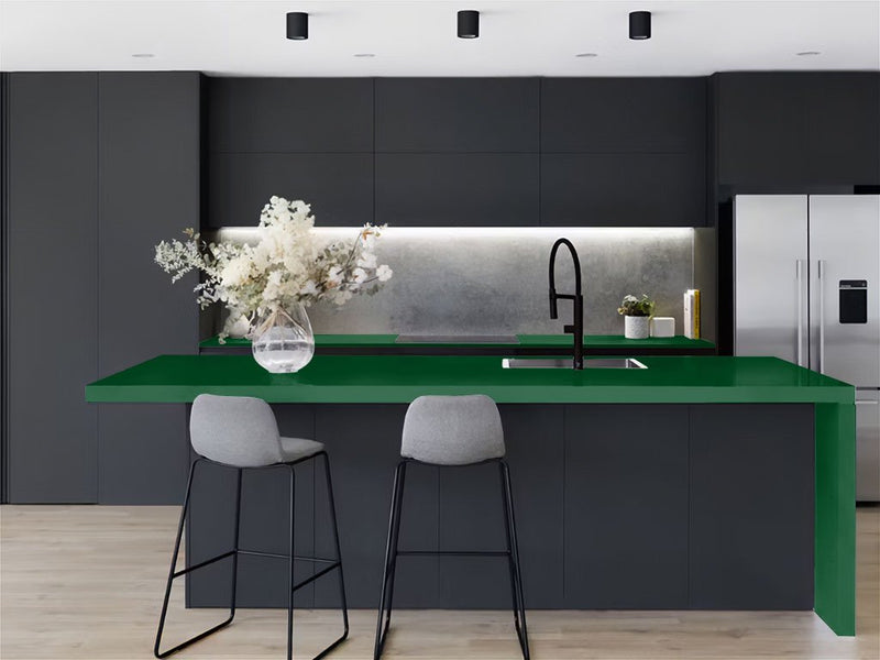 Avery Dennison™ SW900 Gloss Dark Green Kitchen Countertop Wraps