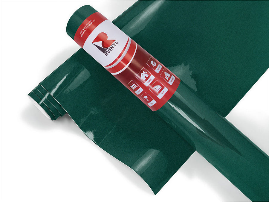 Avery Dennison SW900 Gloss Dark Green Pearl Golf Cart Wrap Color Film