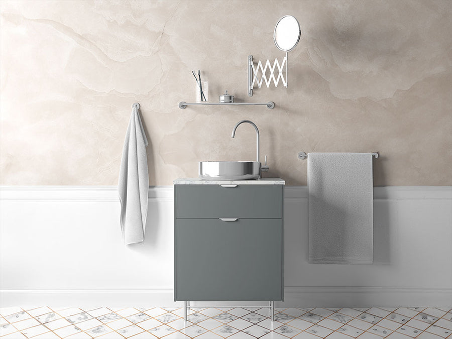 Avery Dennison™ SW900 Matte Dark Gray Bathroom Cabinet Wraps