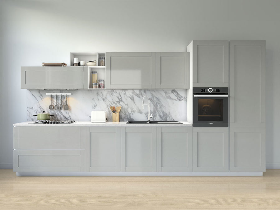Avery Dennison™ SW900 Matte Metallic Silver Kitchen Cabinet Wraps