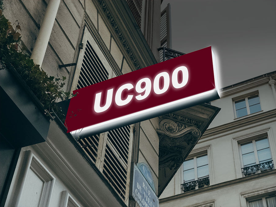 Avery UC900 Burgundy Translucent Vinyl Sign