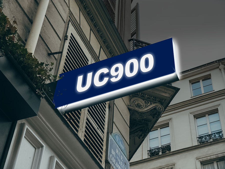 Avery UC900 Pantone 2747 C Translucent Vinyl Sign