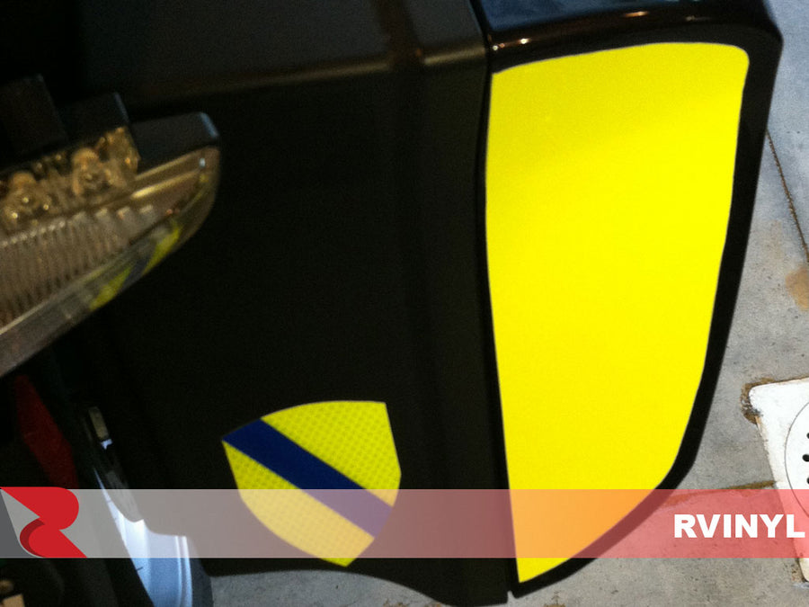 Avery Dennison™SF100 Fluorescent Yellow BMW Motorcycle Accent Wraps