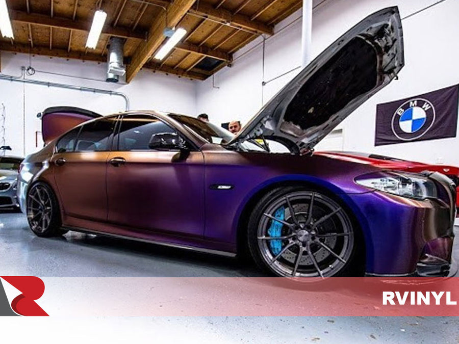 Avery Supreme Wrapping ColorFlow Satin Roaring Thunder BMW Wrap
