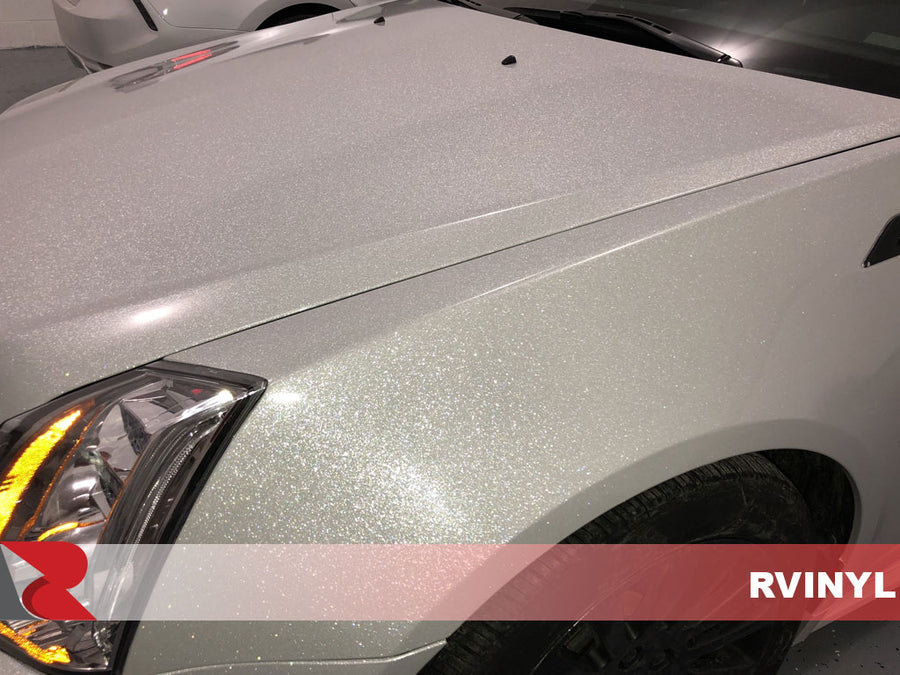 Avery Gloss Diamond Silver Supreme Wrapping Film Cadillac Wrap