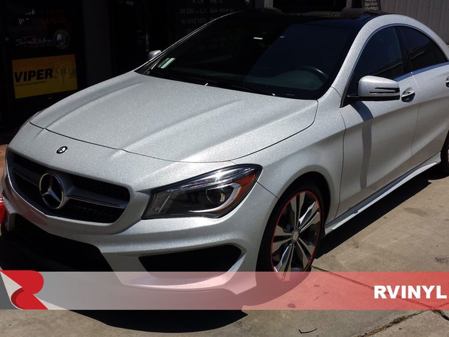 Avery Gloss Diamond Silver Supreme Wrapping Film Mercedes-Benz Wrap