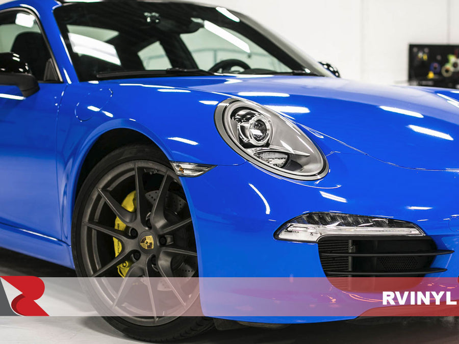 Avery SW900 Gloss Intense Blue Porsche Wrap