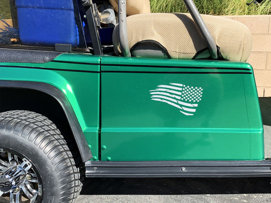 Avery SW900 Gloss Metallic Radioactive Wrap for Golf Cart