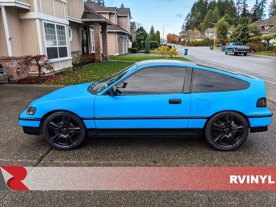 Avery Dennison™® SW900 Custom Satin Light Blue Car Wrap