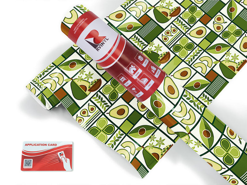 avocado toast mosaic Craft Vinyl Roll