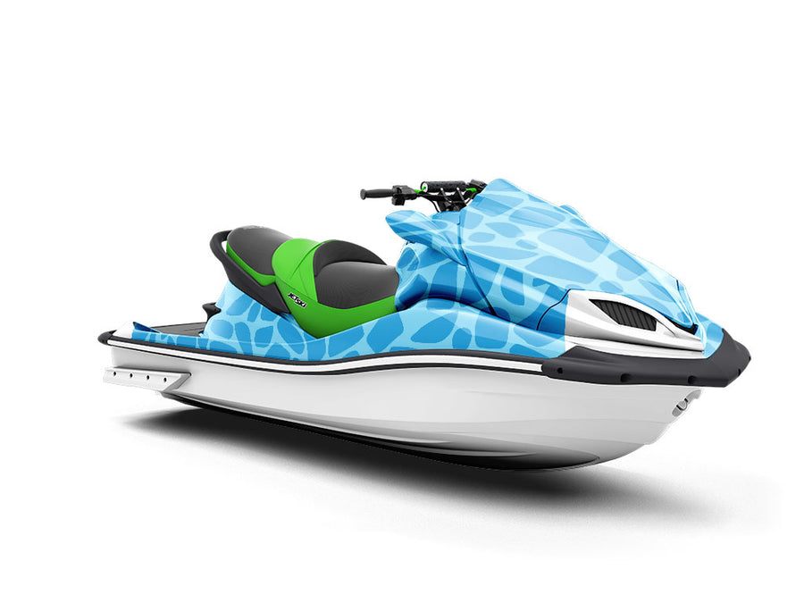 Azure Cobblestone Jet Ski Vinyl Customized Wrap