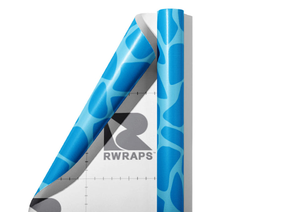 Azure Cobblestone Wrap Film Sheets~Rwraps Series 914 Azure Cobblestone Scrolled Sheet~4