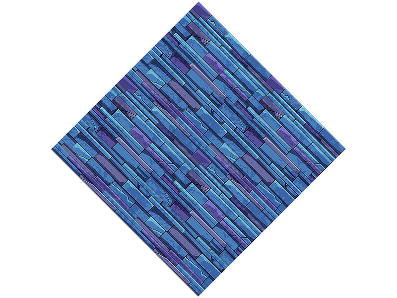 Azure Brick Vinyl Wrap Pattern