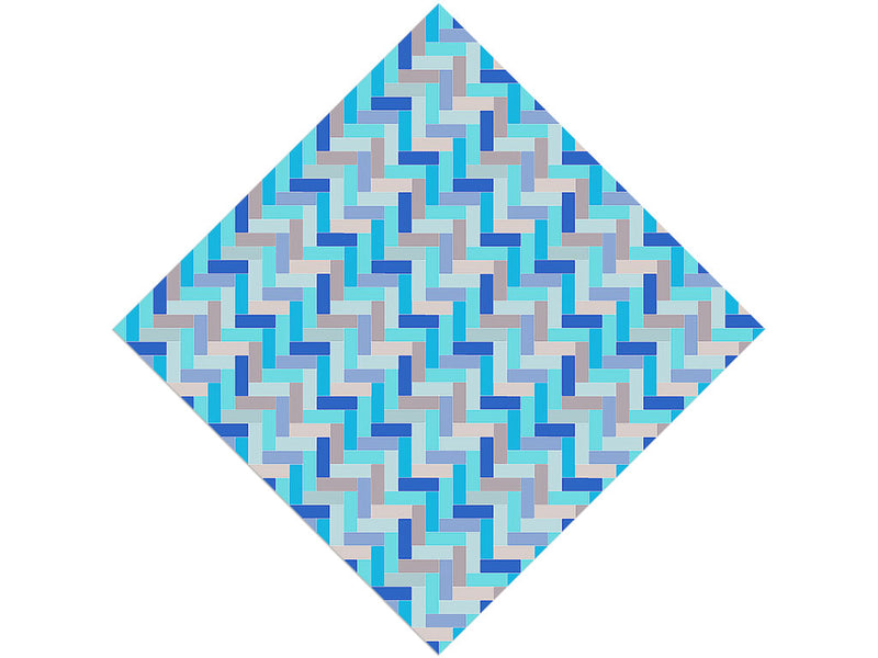 Baby Blue Brick Vinyl Wrap Pattern