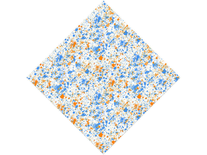 Baby Blues Paint Splatter Vinyl Wrap Pattern