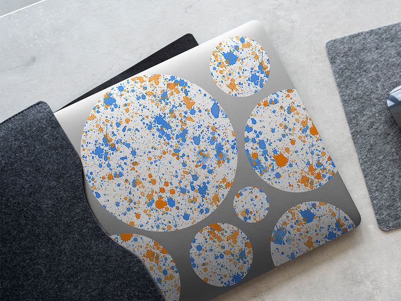baby blues paint splatter DIY Laptop Stickers