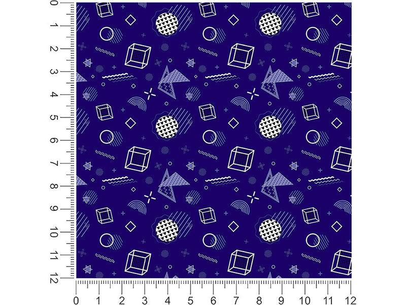 back again abstract geometric 1ft x 1ft Craft Sheets