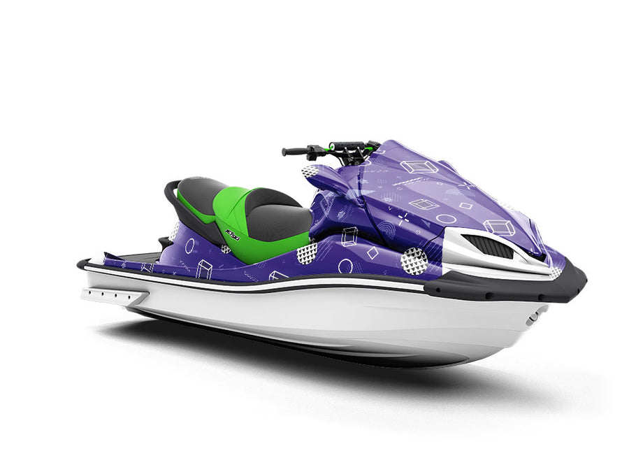 Back Again Abstract Jet Ski Vinyl Customized Wrap