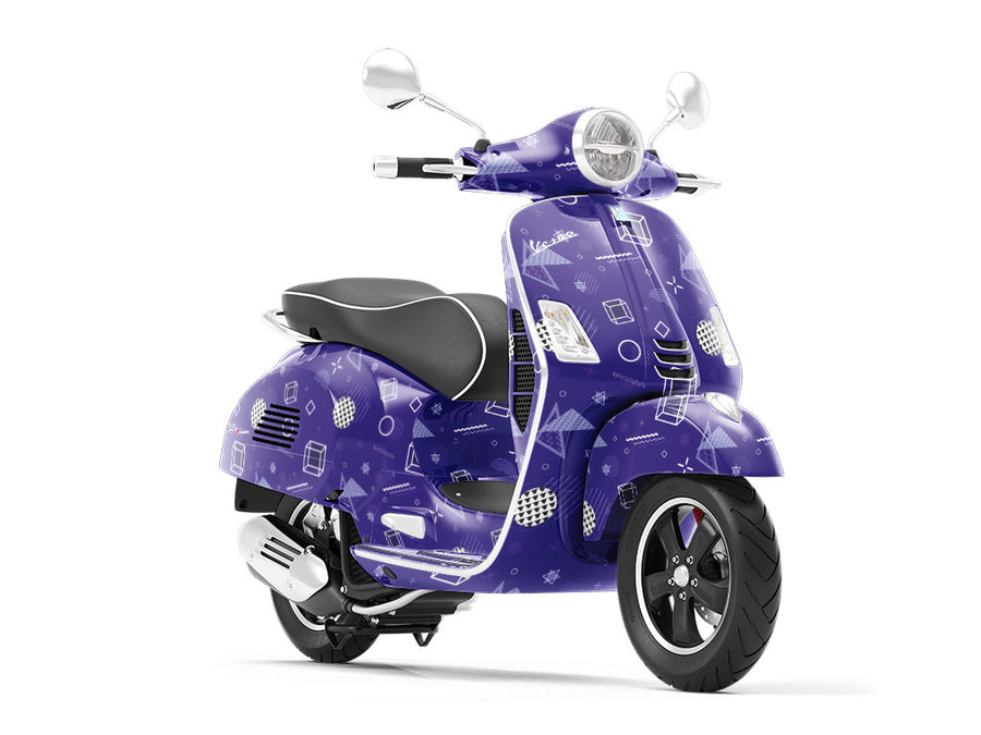 Back Again Abstract Vespa Scooter Wrap Film