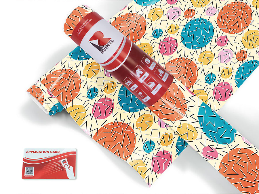 background noise abstract geometric Craft Vinyl Roll