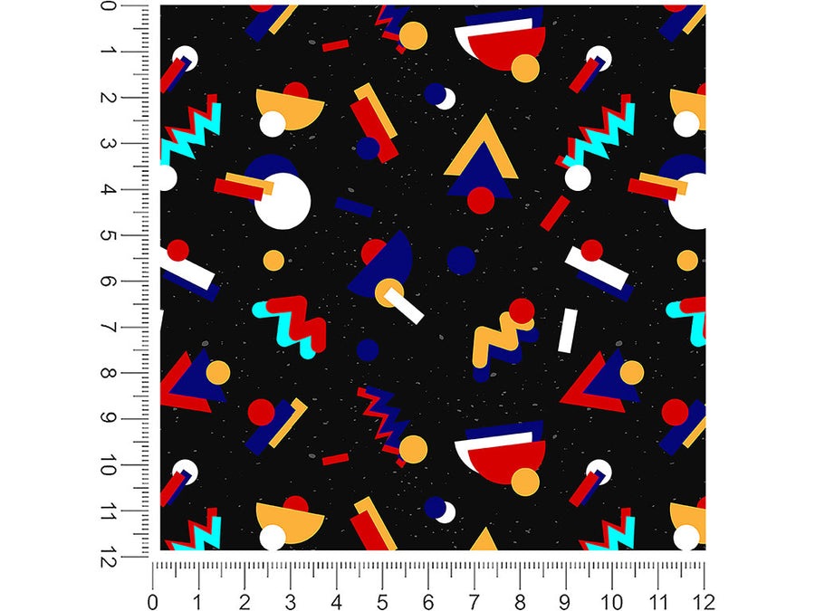 background retro abstract geometric 1ft x 1ft Craft Sheets