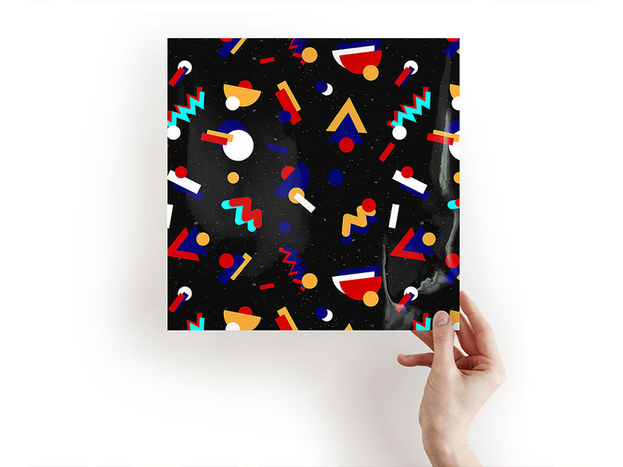 background retro abstract geometric Craft Sheets