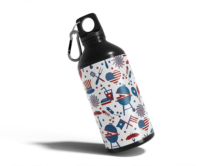 backyard barbecue Water Bottle DIY Stickers