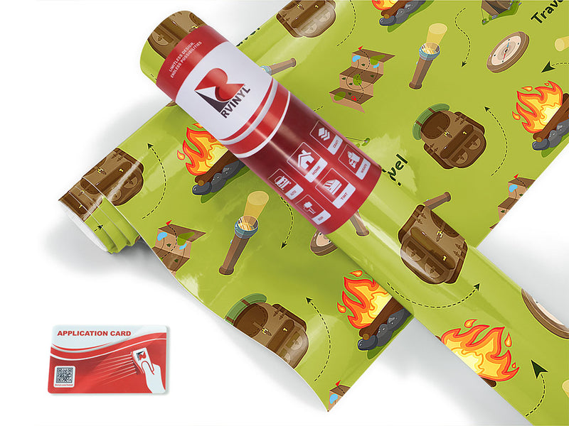 backyard explorations camping Craft Vinyl Roll
