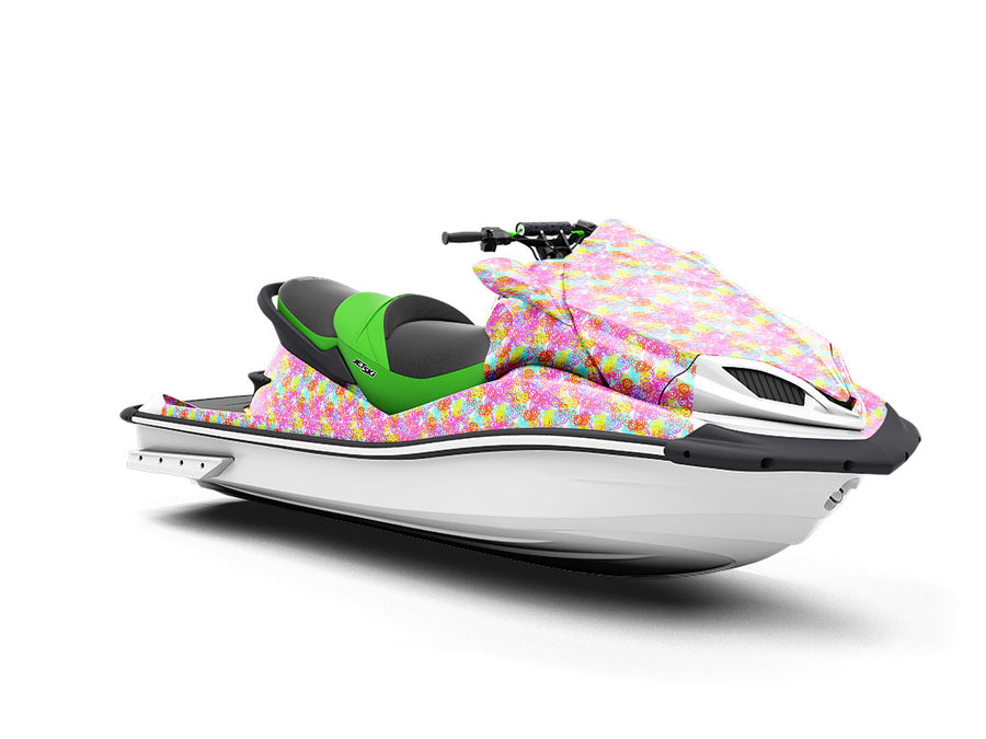 Bacterial Beauty Tie Dye Jet Ski Vinyl Customized Wrap