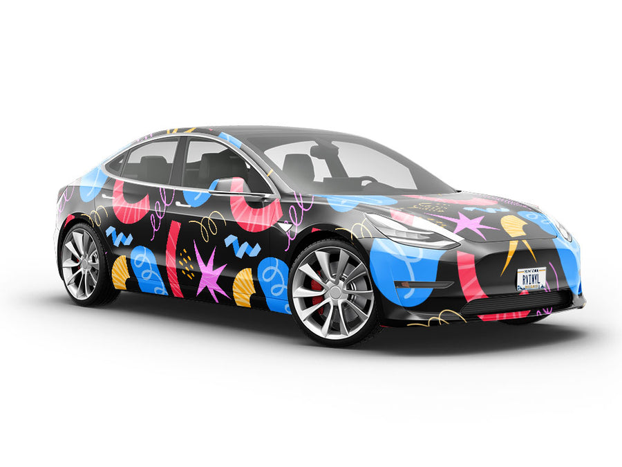 Bad Boy Abstract Vehicle Vinyl Wrap