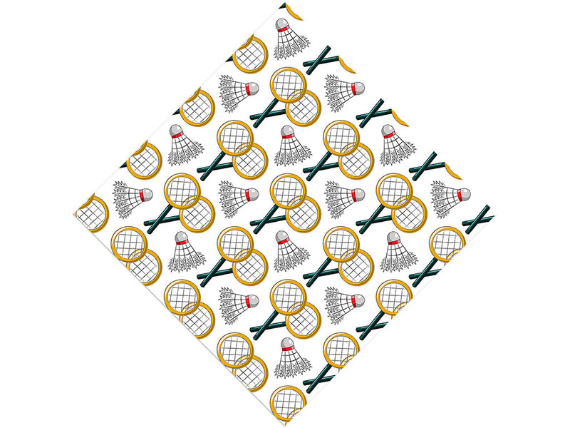Badminton Practice Sport Vinyl Wrap Pattern