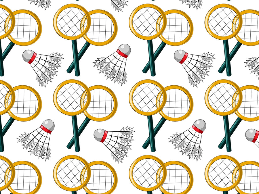 Badminton Practice Sport Vinyl Wrap Pattern~Rwraps Series 914 Digitally Printed Vinyl Wrap~0