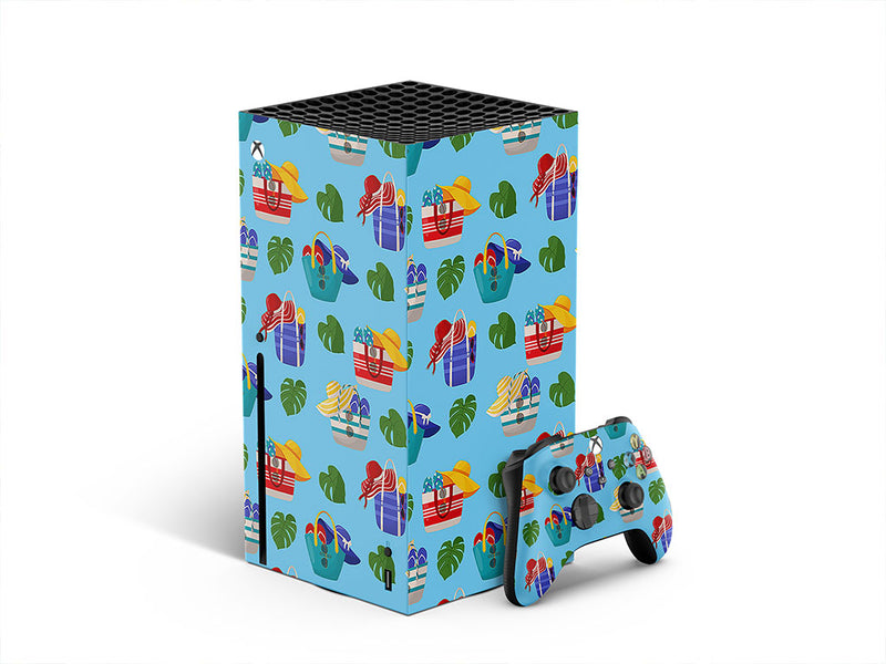 bags packed summertime XBOX DIY Decal
