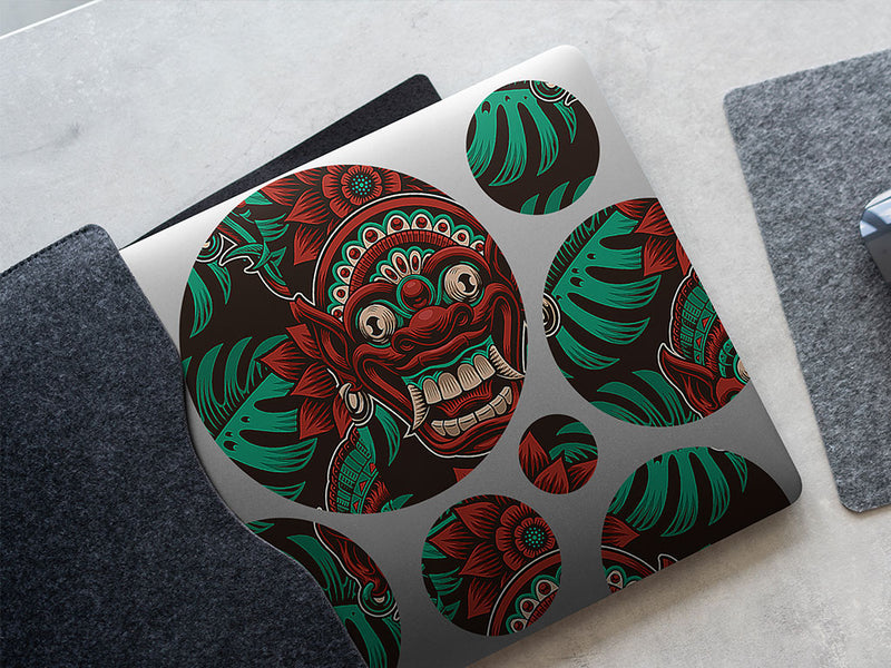 bali mask japanese DIY Laptop Stickers