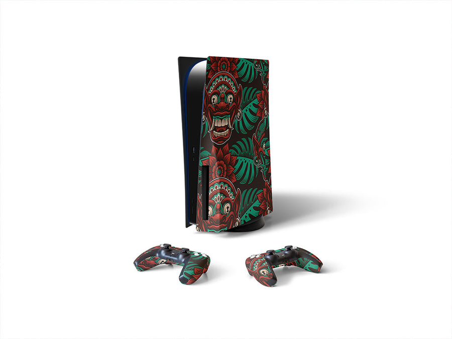 bali mask japanese Sony PS5 DIY Skin