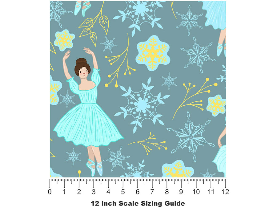 Ballerina Blues Hobby Vinyl Film Pattern Size 12 inch Scale~Rwraps Ballerina Blues Hobby Sizing Chart~2