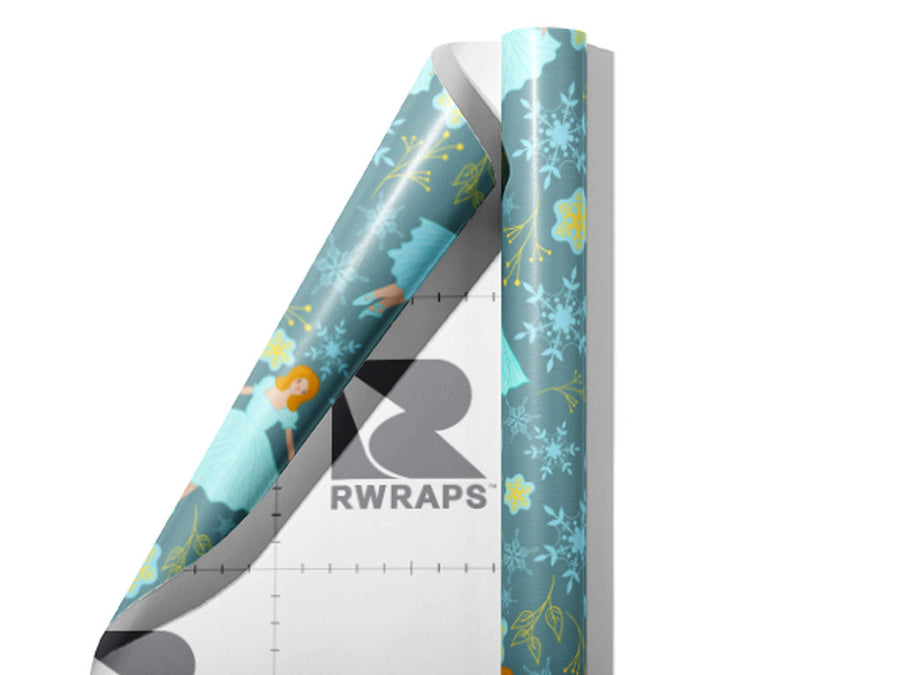 Ballerina Blues Hobby Wrap Film Sheets~Rwraps Series 914 Ballerina Blues Hobby Scrolled Sheet~3