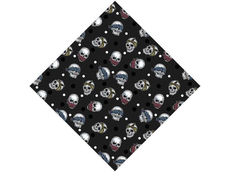 Bandana Three Monkeys Halloween Vinyl Wrap Pattern