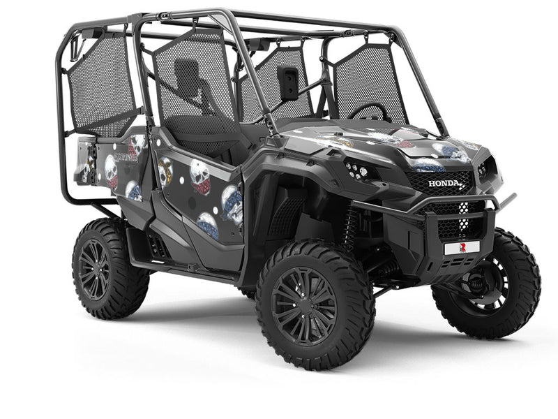 Bandana Three Monkeys Halloween Utility Vehicle Vinyl Wrap