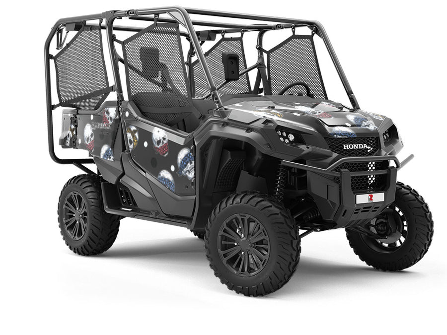 Bandana Three Monkeys Halloween Utility Vehicle Vinyl Wrap