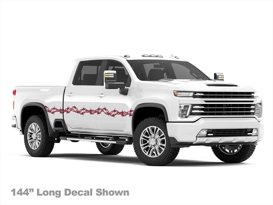 Barbed Wire Truck Custom Vehicle Graphic