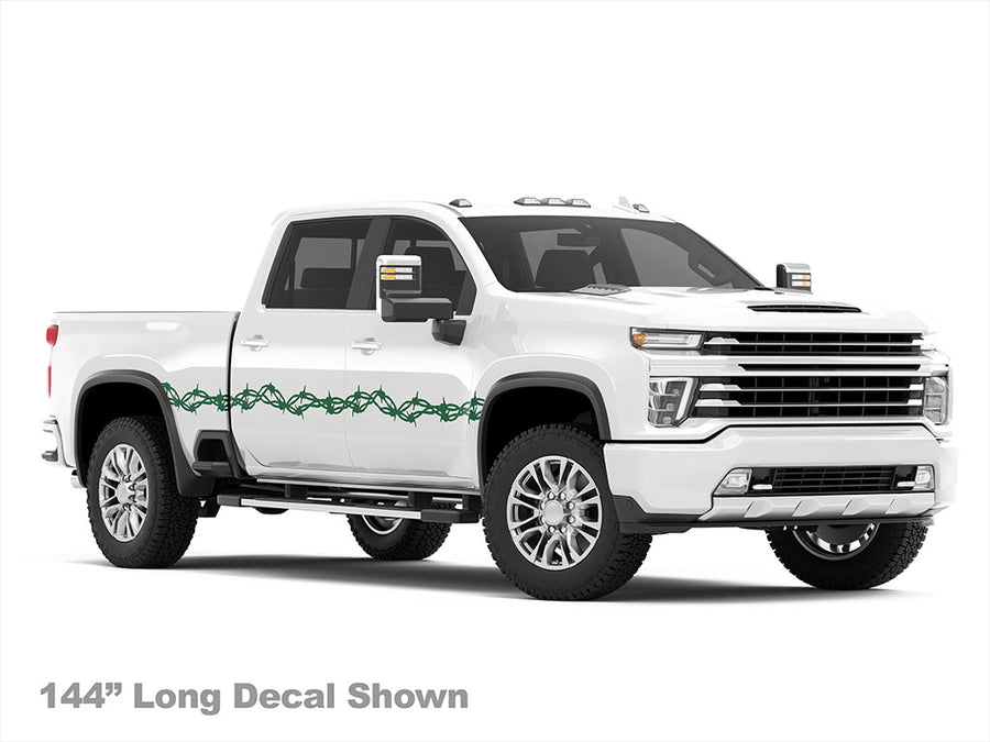 Barbed Wire Truck Custom Vehicle Graphic